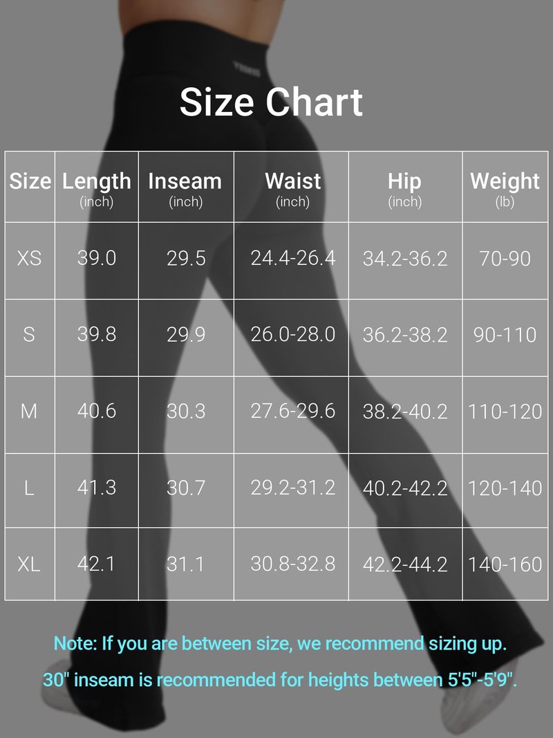 YEOREO Boost Workout Mini Flare Leggings for Women Hidden Scrunch High Waisted Seamless Gym Leggings Brinklie 30" Yoga Pants Black