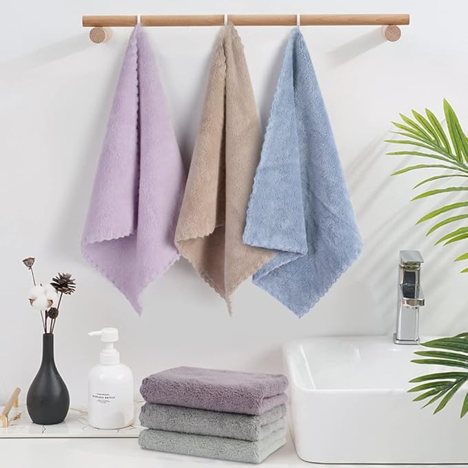 SUNLAND Microfiber Face Cloth Reusable Makeup Remover Facial Cleansing Towel