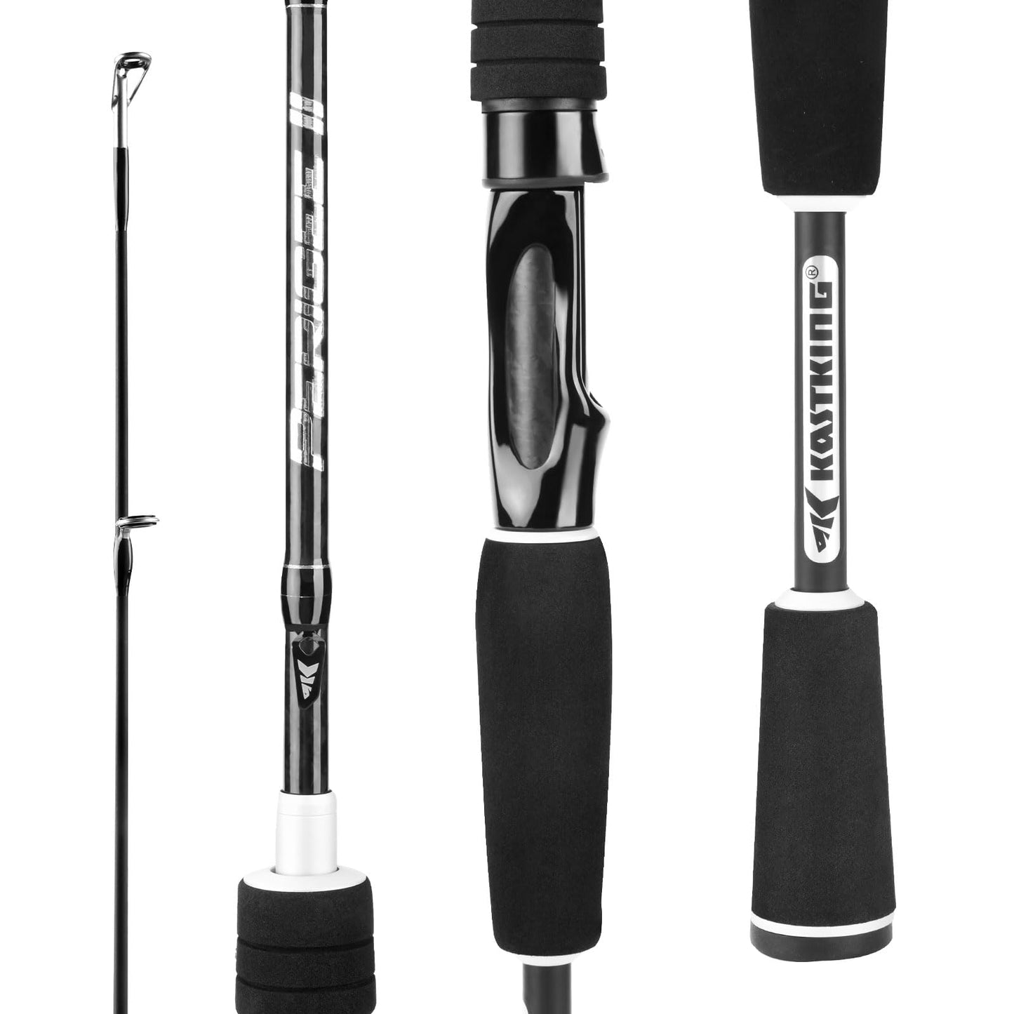 KastKing Perigee II Fishing Rods, Casting Rod 6ft 7in - Medium Heavy - Fast - One Piece Rod