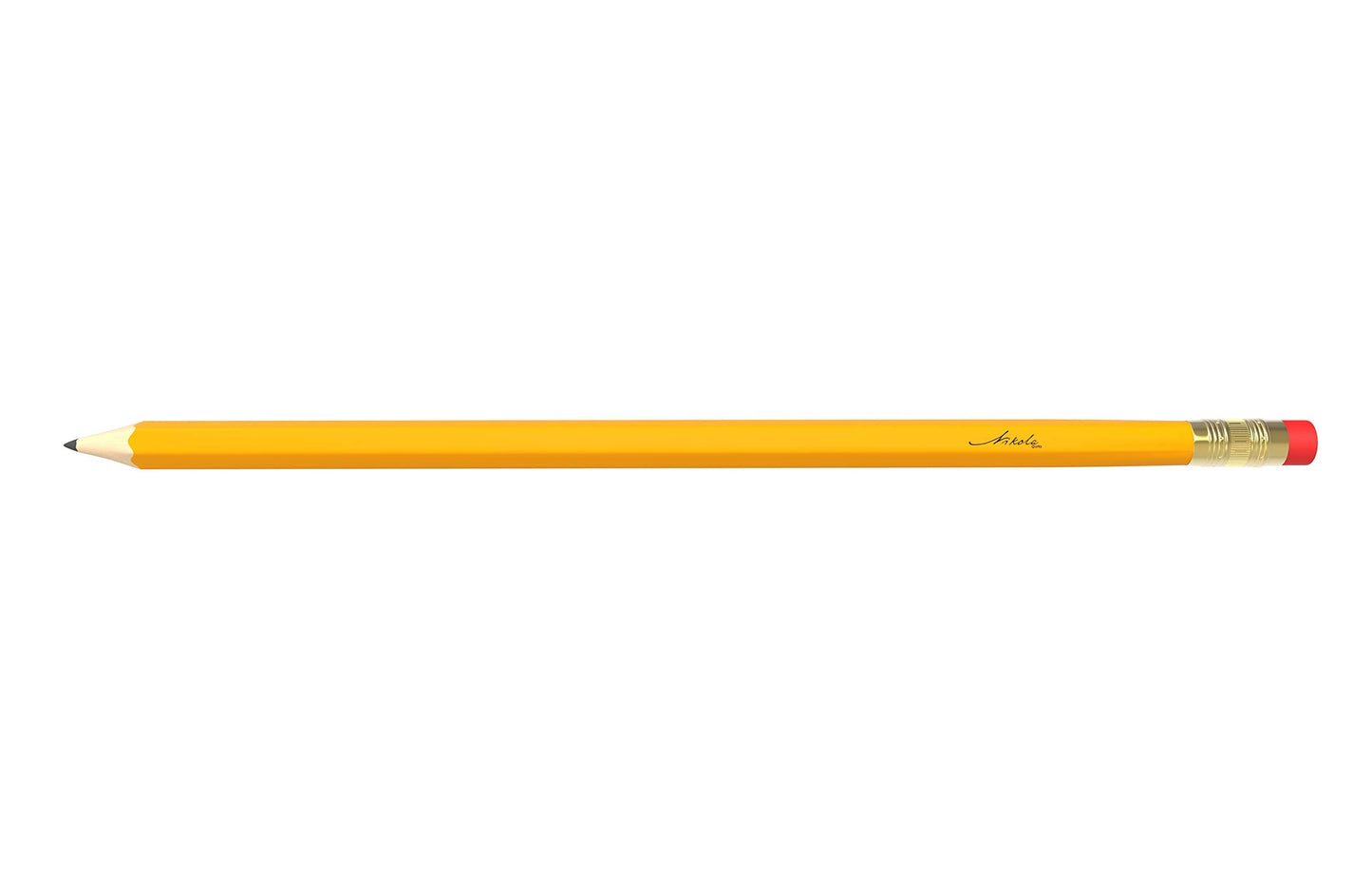 Nikola Works Bulk 650 Pack Premium Pre-Sharpened #2 HB Pencils USA Standard Wood Cased Graphite With Erasers