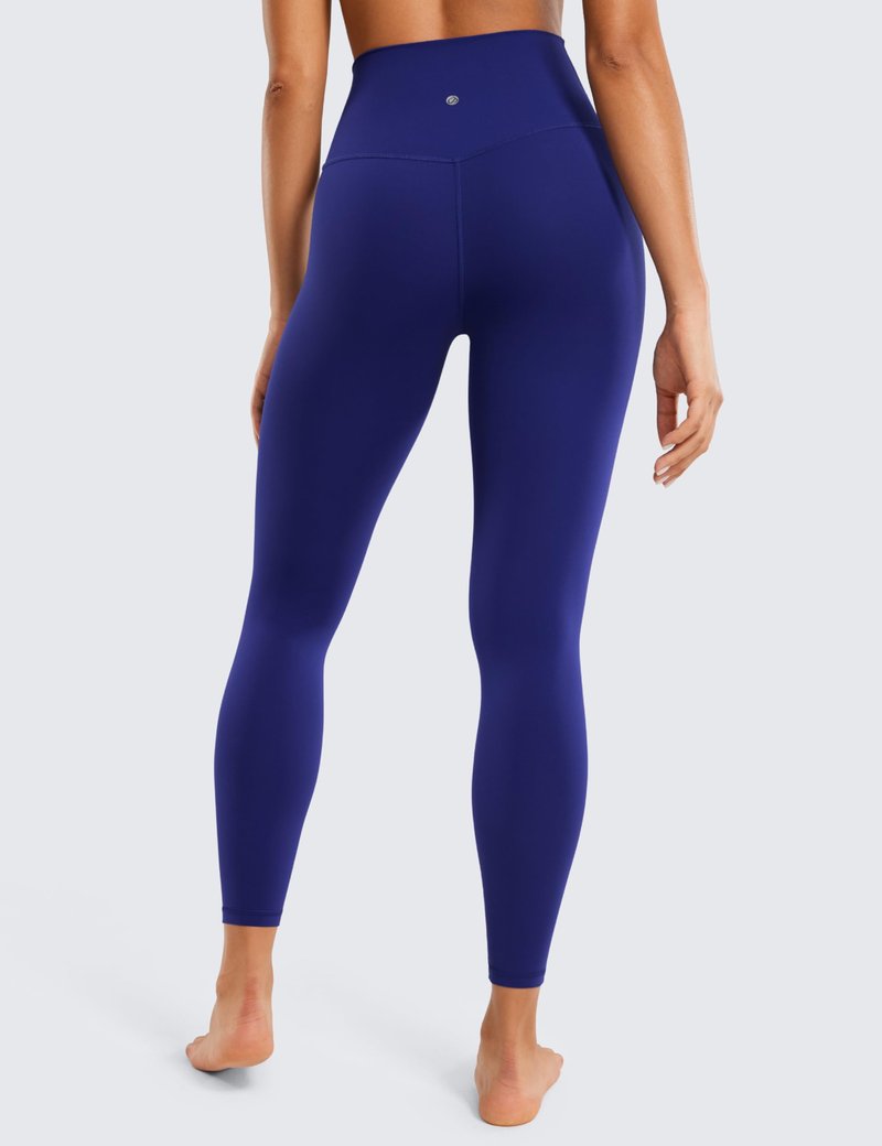 CRZ YOGA Butterluxe Yoga Leggings 25" - High Waisted Buttery Soft Womens Workout Lounge Pants Larkspur Blue Small