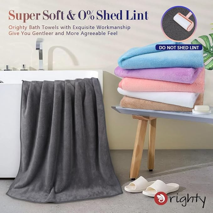 Orighty Bath Towels Pack of 6