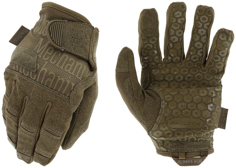 Mechanix Wear TAA Precision Pro High-Dexterity Grip Glove - Professional Grip Tactical Safety Gloves - TAA Compliant - Touchscreen Capable - Medium - Coyote Tan
