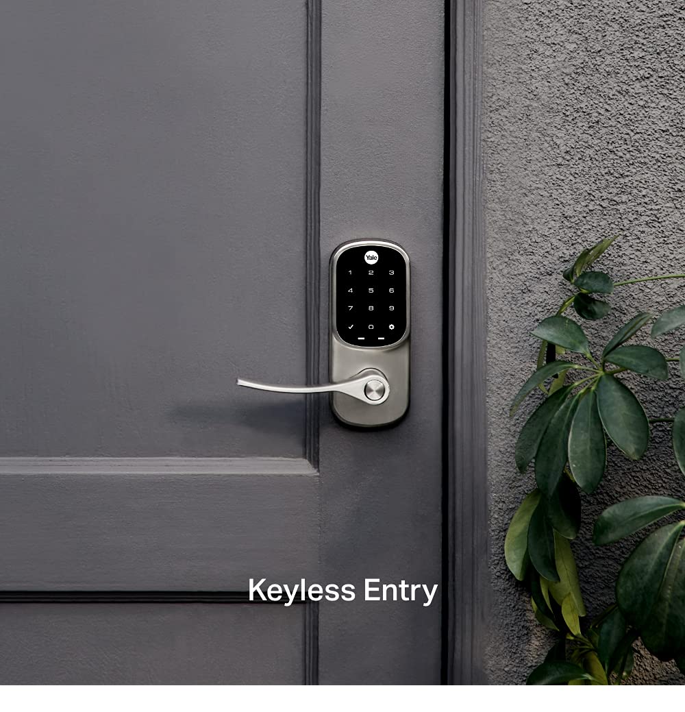 Yale | LiftMaster Smart Lock with Touchscreen Deadbolt - Works with myQ App & Key by Amazon in-Garage Delivery when paired with Smart Garage Hub (sold separately), Oil Rubbed Bronze