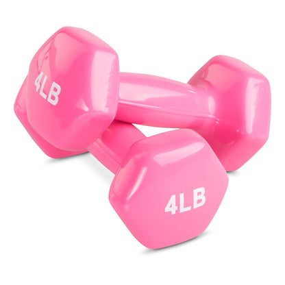 Amazon Basics Vinyl Coated Dumbbell Hand Weights