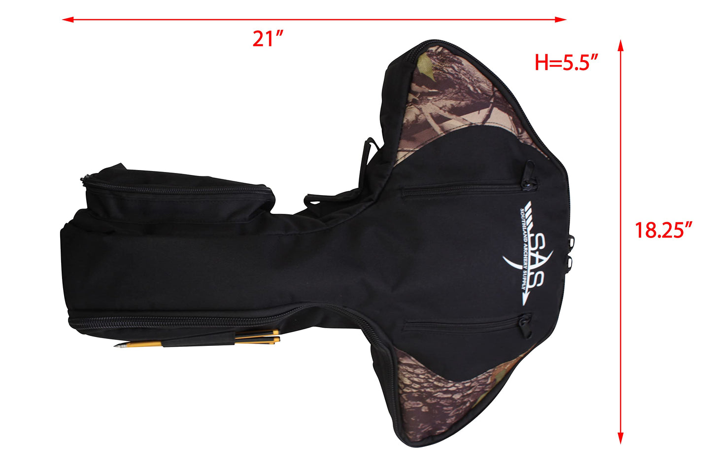 SAS Pistol Crossbow Bag with Shoulder Strap Arrow Holder Camo Padded for Prophecy Cobra Snake Zombie Mini Portable Handheld Crossbow