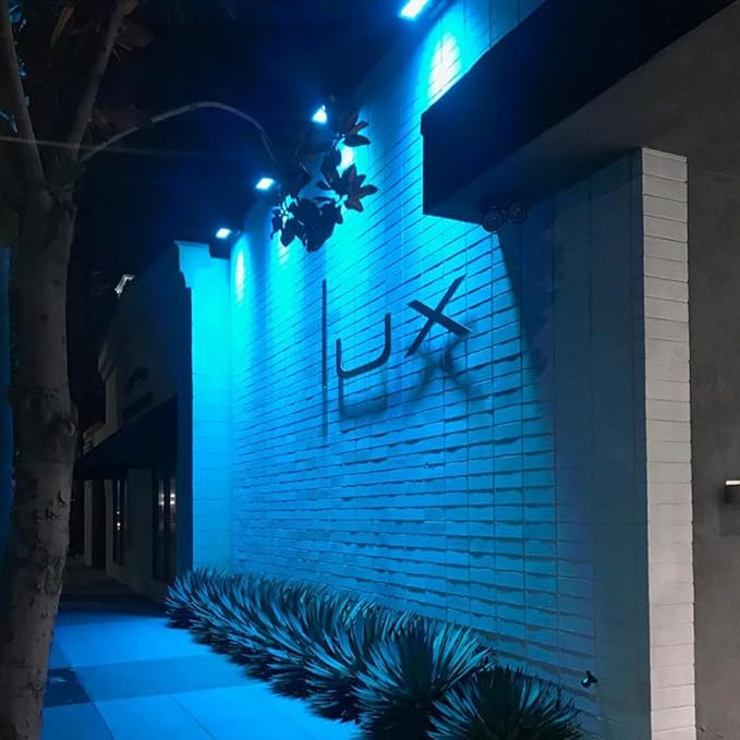 LED Wall Washer Light with RF Remote, RGBW Color Changing Linkable Wall Wash Flood Light 144W AC120V 5700K 14400LM Spotlight for Indoor Outdoor Lighting, Casinos, Weddings, Parties, Wall, Landscape