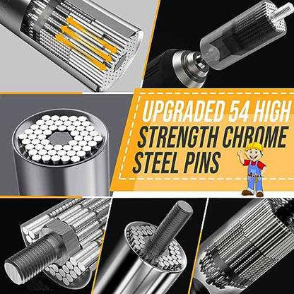 Super Universal Socket Tools Set - Power Drill Adapter Grip Socket for Men and Women - Cool Gadgets and Stocking Stuffers Ideas for Dad, Husband, Him