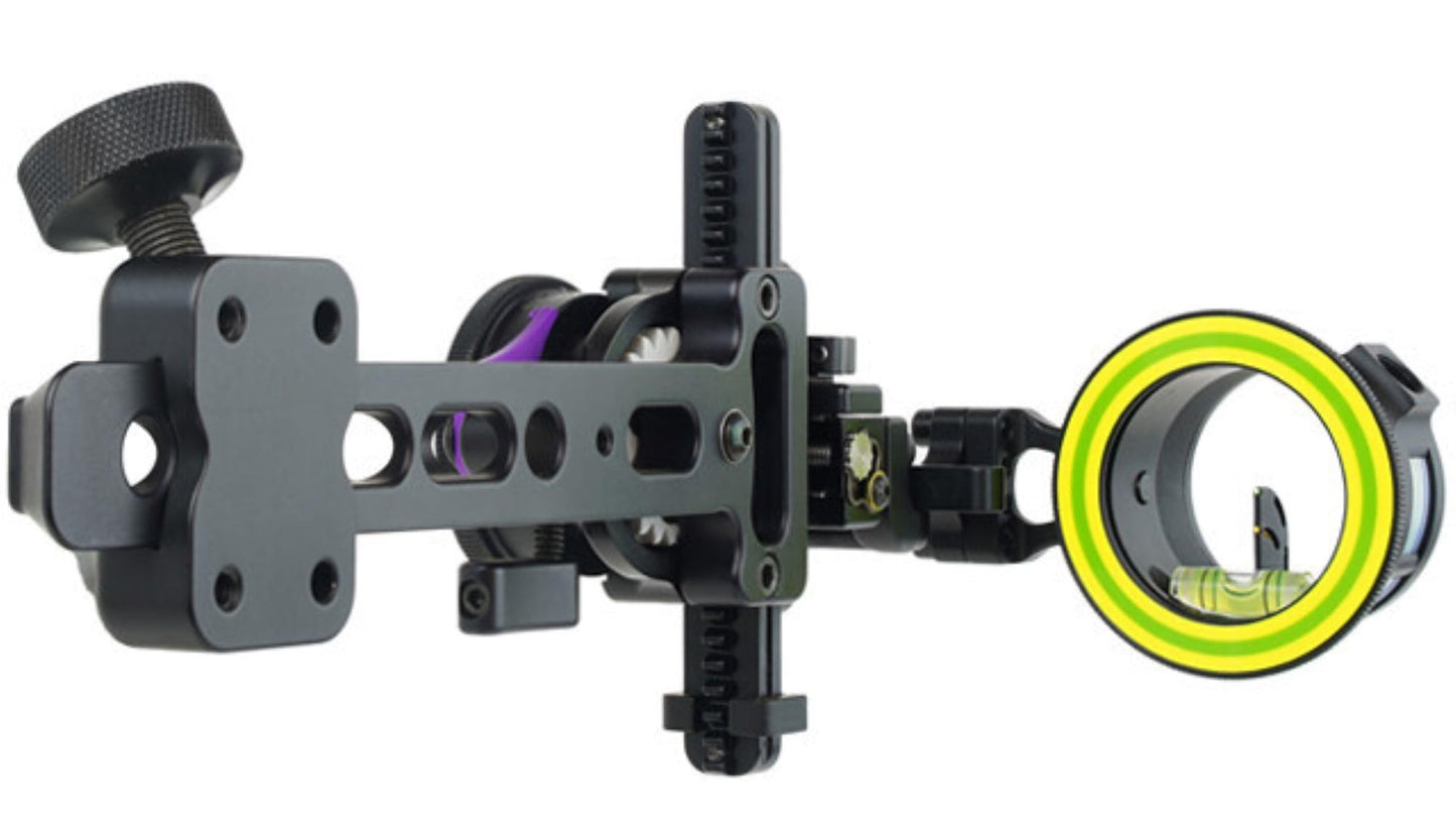 Spot Hogg Fast Eddie XL | Double Pin Bow Sight | Right/Left Handed | Pin Size .01/.019/.029 | Made in The USA (Left Handed, .019 Pin Diameter)