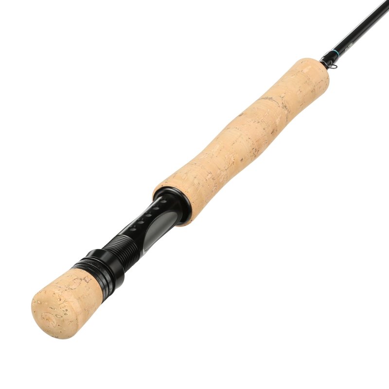 Shakespeare 9' Cedar Canyon Elite Fly Fishing Rod, 7/8 wt Line Rating, Medium Fast Action for Precision and Finesse Casting, 4-Piece Carbon Fiber Construction, Comfortable Cork Handle