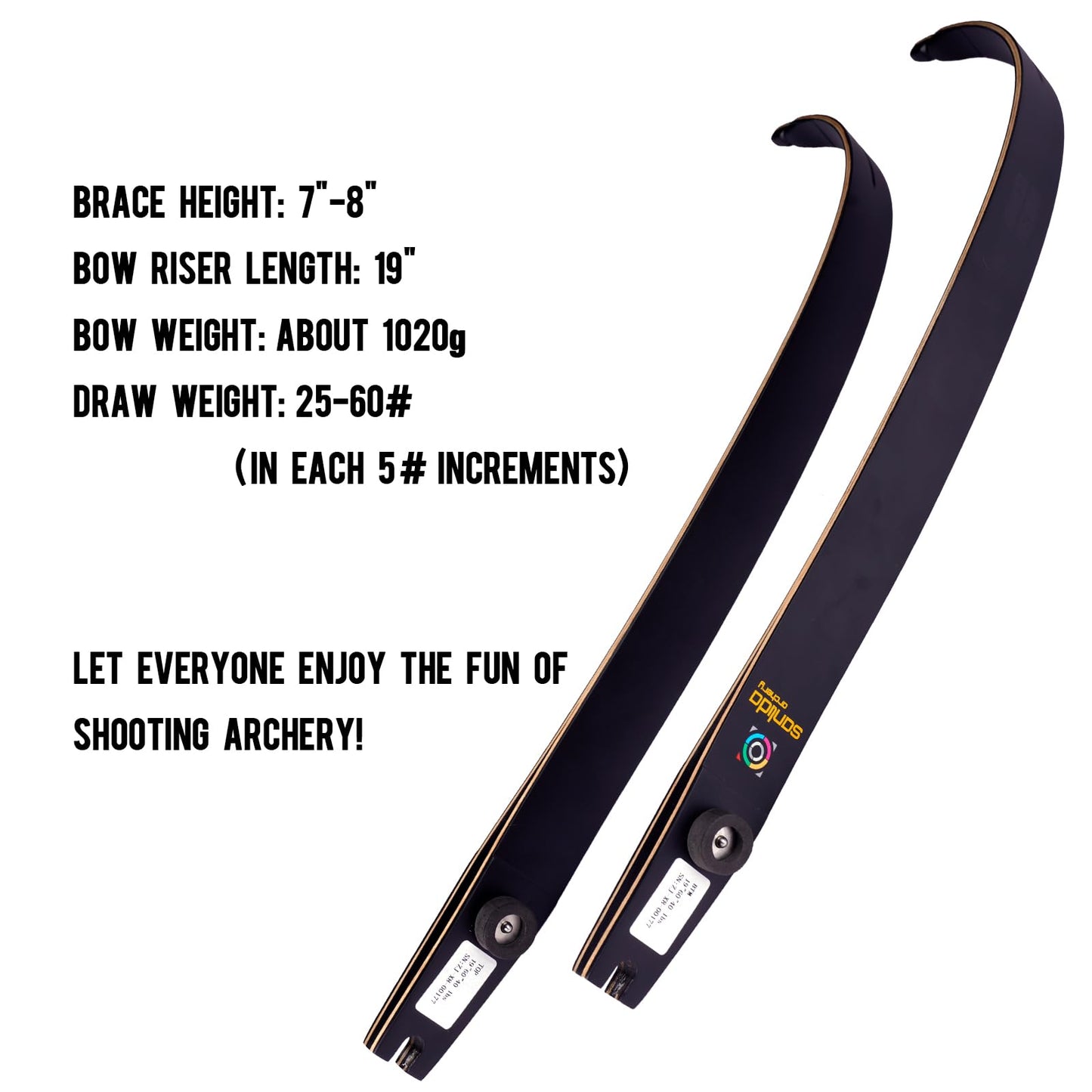 New Sanlida Hermit X8 Standard ILF Takedown Hunting Recurve Bow for Adults and Hunters, 60 Inch Wooden Recurve Bows Package for Outdoor, Hunting and Practice 25-60Lbs RH Only (45Lbs)