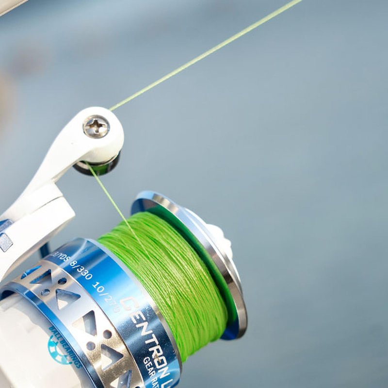 KastKing Superpower ColorShield Braided Fishing Line, Neon Green, 15LB, 300Yards, X4