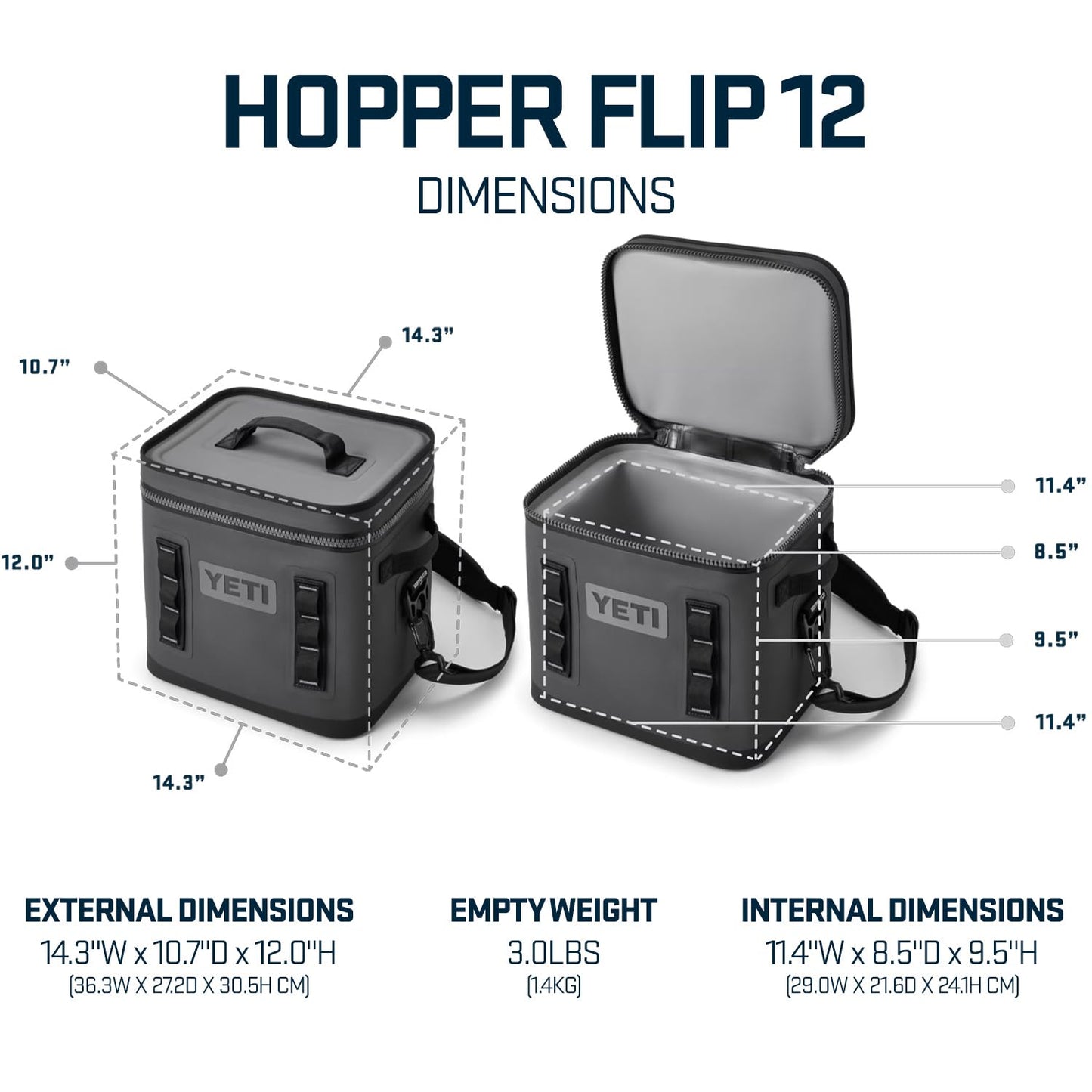 YETI Hopper Flip 12 Portable Cooler, Cape Taupe