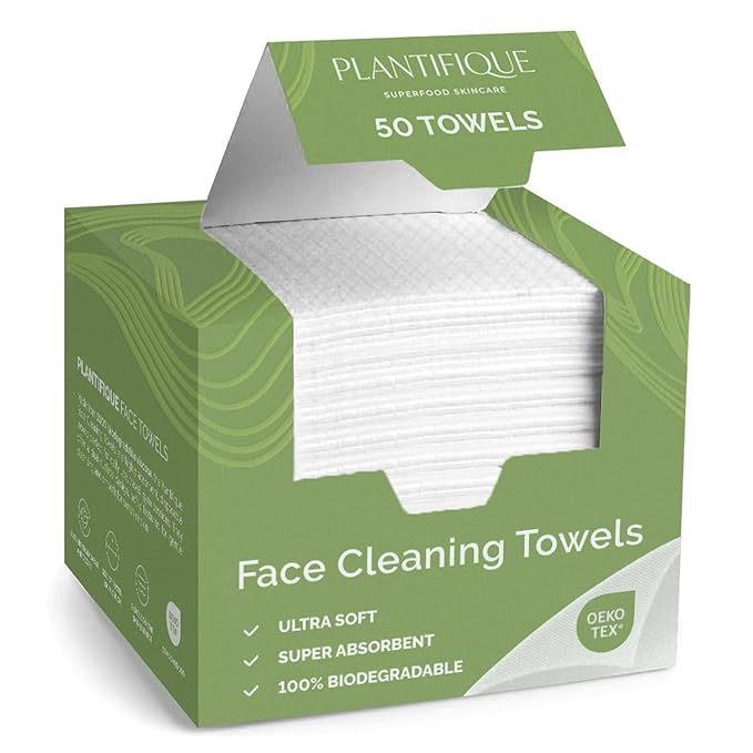 PLANTIFIQUE Disposable Face Towels XL 10"x12"