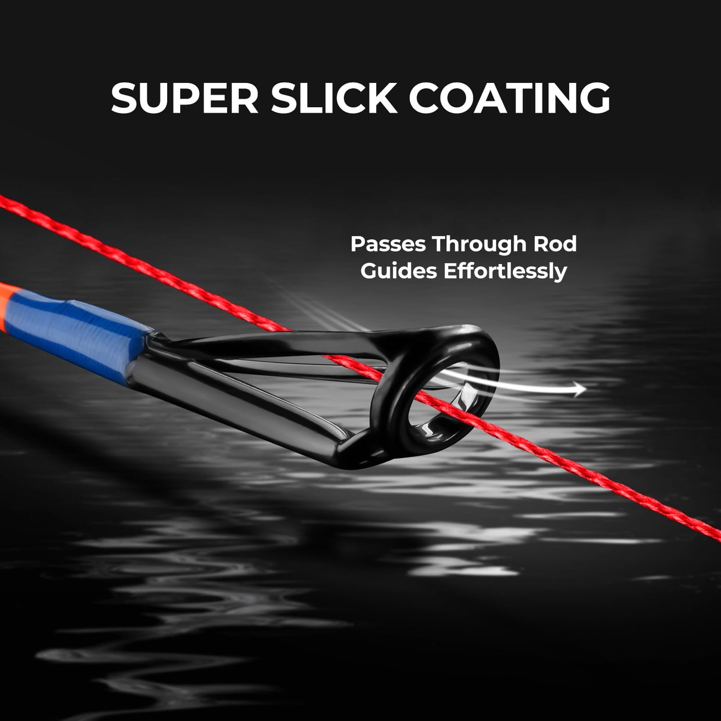 KastKing Superpower Braided Fishing Line, Red, 12LB, 300+27 Yds