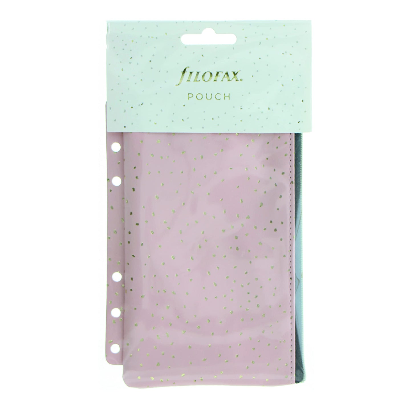 Filofax Accessory, A5/Personal Size Compatible, Zipper Pouch, 6.7" x 4.02", Confetti Collection (B132709)