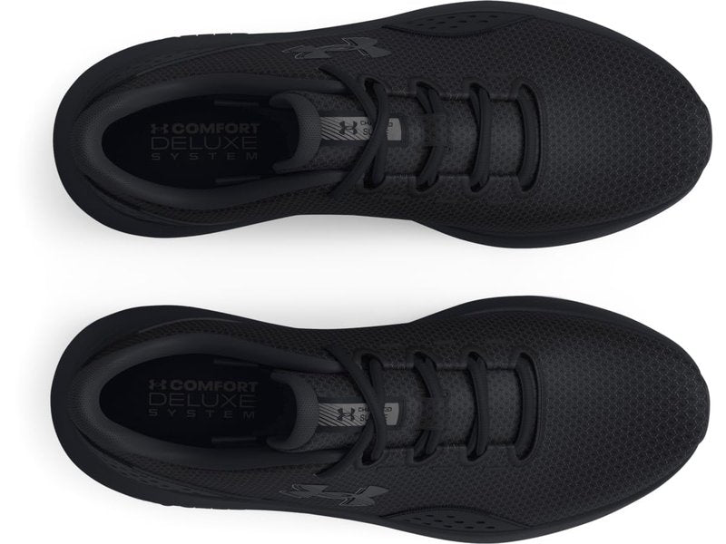 Under Armour Men's Charged Surge 4, (002) Black/Black/Black, 12.5, US