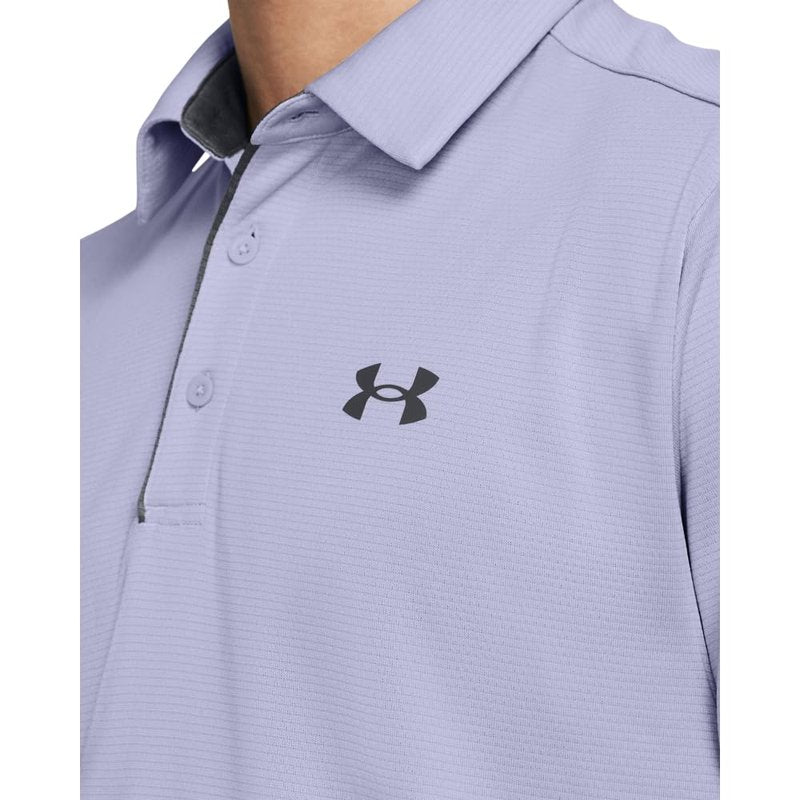 Under Armour Men's Tech Golf Polo, (539) Celeste / / Pitch Gray, X-Large