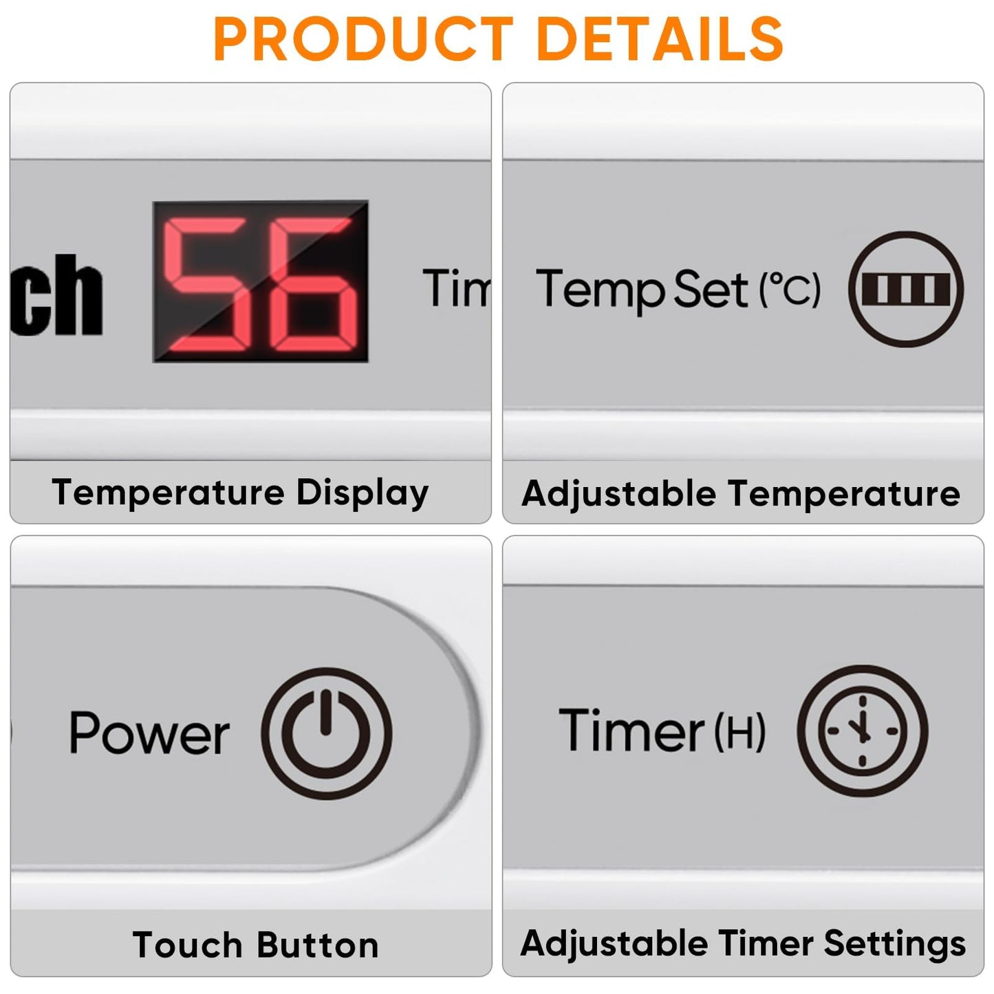 ROMECH 23L Hot Towel Warmer Cabinet, Professional Towel Heater with LED Temperature Display Setting, Extra Large Capacity Towel Warmers for Spa Massage Salon Home (White, 23L)