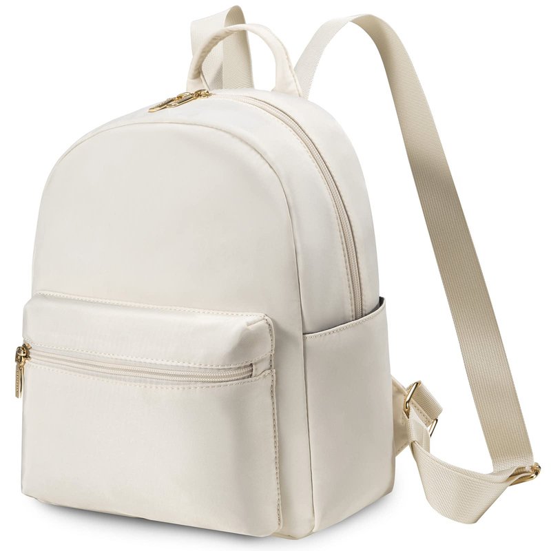 LOVEVOOK Mini Backpack for Women - Light Weight, Waterproof, Fashion - Beige