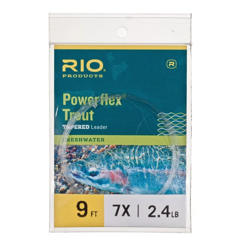 RIO Products Powerflex Trout Leaders, 9ft 5X 6 PK