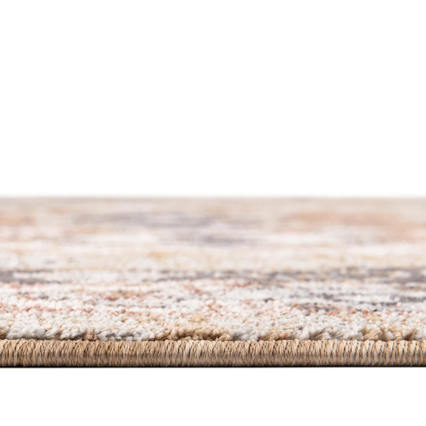 Unique Loom Eco Southwestern Collection Area Rug - Breckenridge (Rectangular 5' 3" x 8' 0", Khaki Gray/Black)