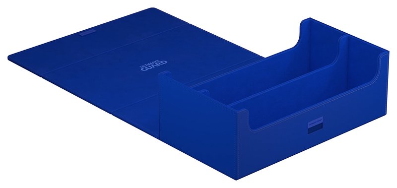 Ultimate Guard Arkhive 800+, Deck Case for 800 Double-Sleeved TCG Cards, Blue, Compatible with Boulders, Magnetic Closure & Microfiber Inner Lining