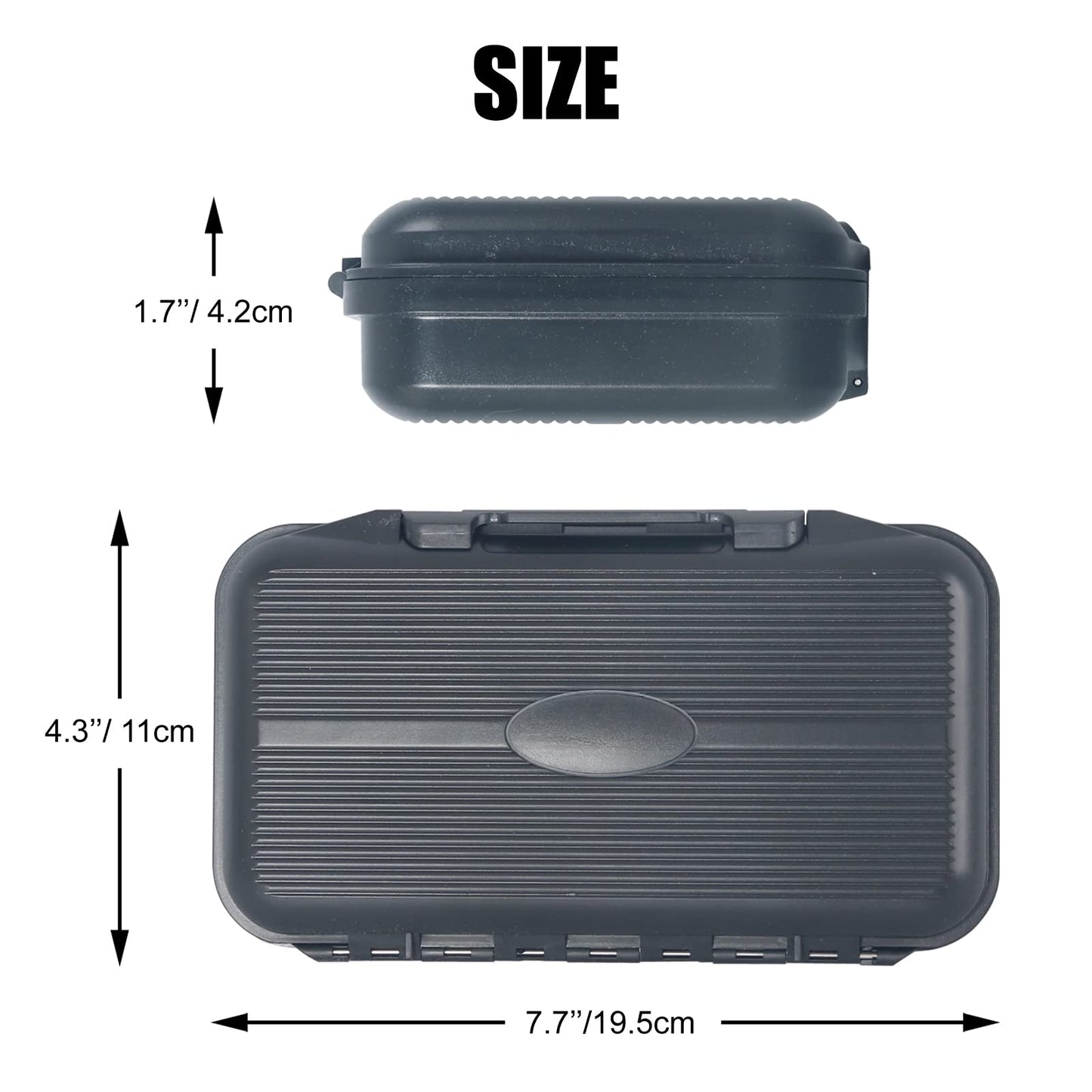 Maxcatch Streamer Fly Fishing Box Double Sided Waterproof Jig Box For Flies