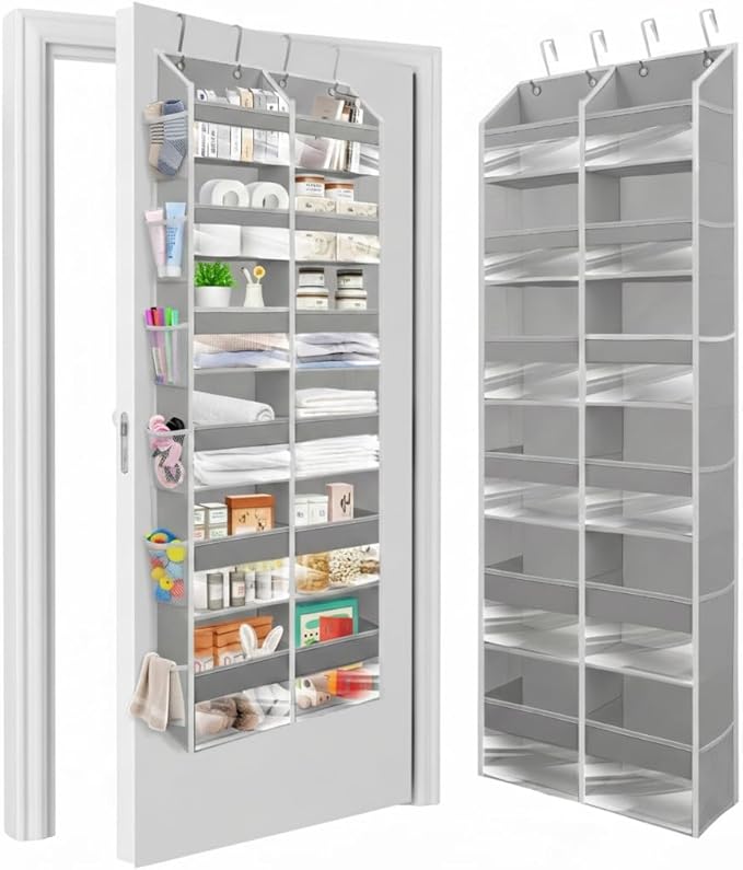 HOMELUX THEORY UPGRADED 6 Tiers Over The Door Organizer Hanging