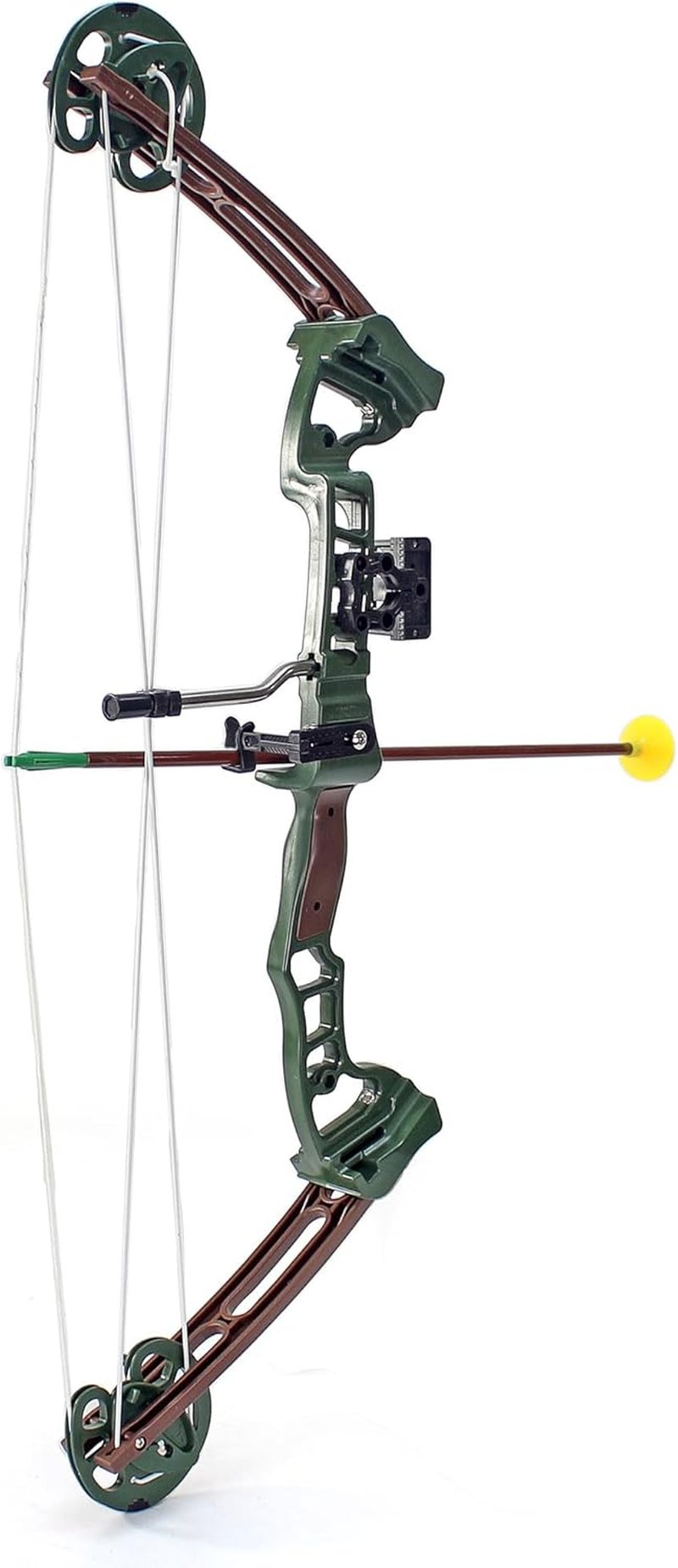 Archery Compound Bow and Arrow Training Set - 3 Target-Tip Arrows & Large Target Board for Skill Development