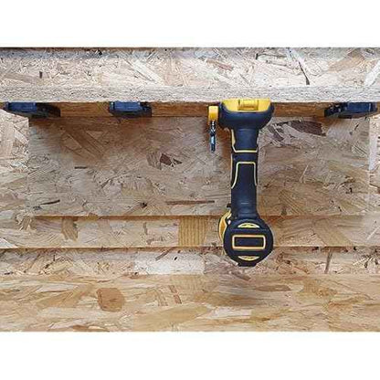 StealthMounts Tool Holder Compatible with DeWalt 20v/60v (4 Pack) - Yellow | StealthMounts Locking Tool Mounts | Made in The UK