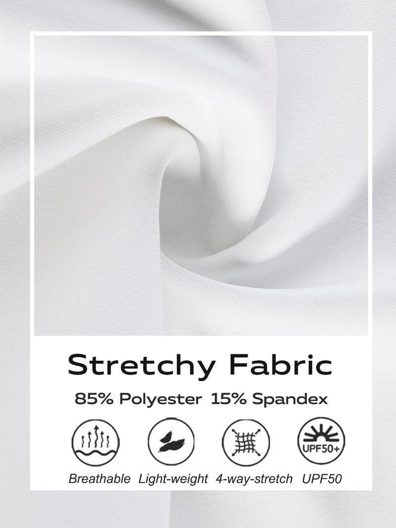DEVOROPA Boys Leggings Quick Dry Youth Compression Pants Sports Tights Basketball Base Layer White XS