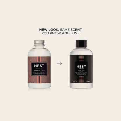 NEST New York Reed Diffuser Liquid Refill, Sicilian Tangerine - 5.9 fl oz - Fragrance for Up to 90 Days - Flame Free