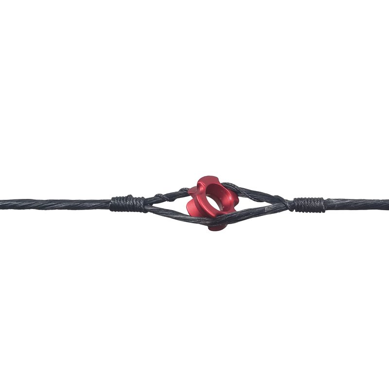 SAS Southland Archery Supply Aluminum Peep Sight for Archery Compound Bow - 2/Pack (Red, 1/8 in)
