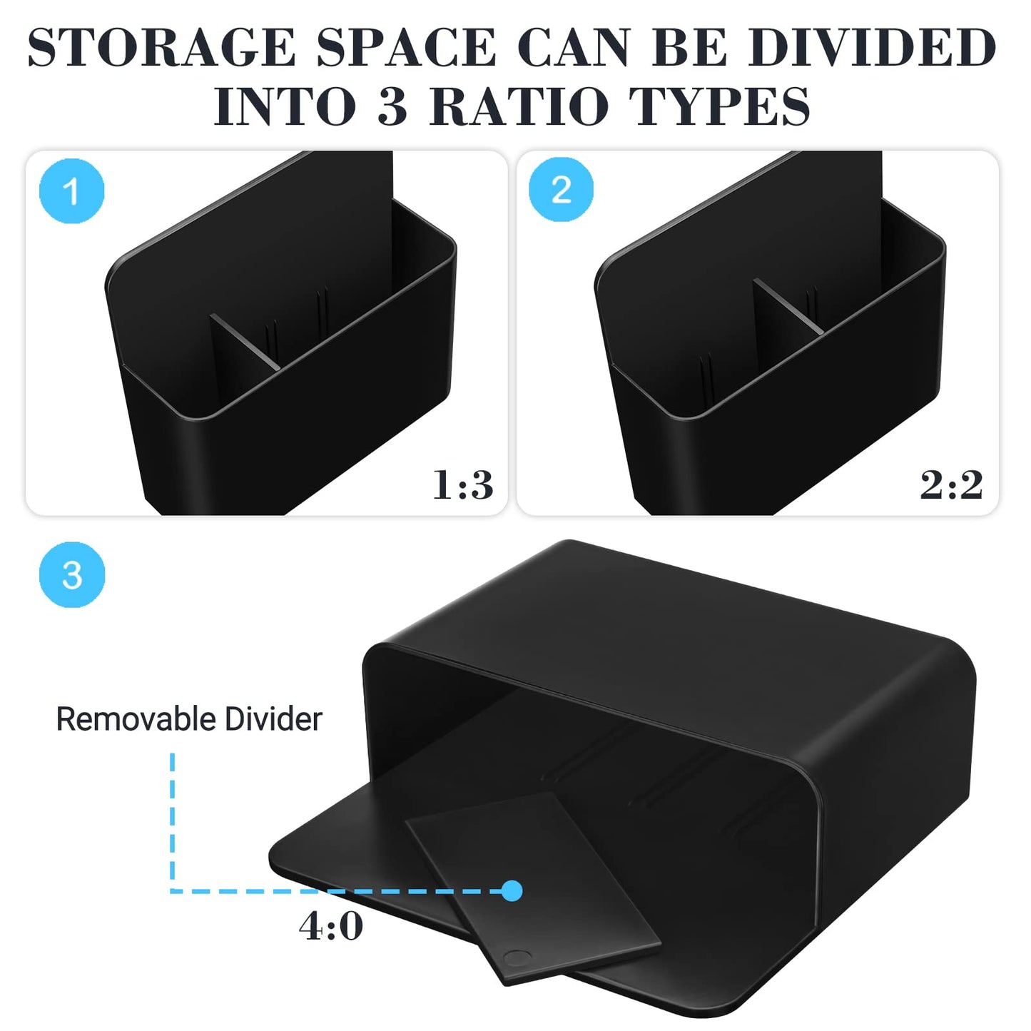Lidwot Set of 2 Black Strong Magnetic Dry Erase Marker Holders - Pen Holders for Whiteboard, Fridge, Locker, Magnetic Organizer for Office, Kitchen, and School. No Drilling, Nails, or Glue Needed