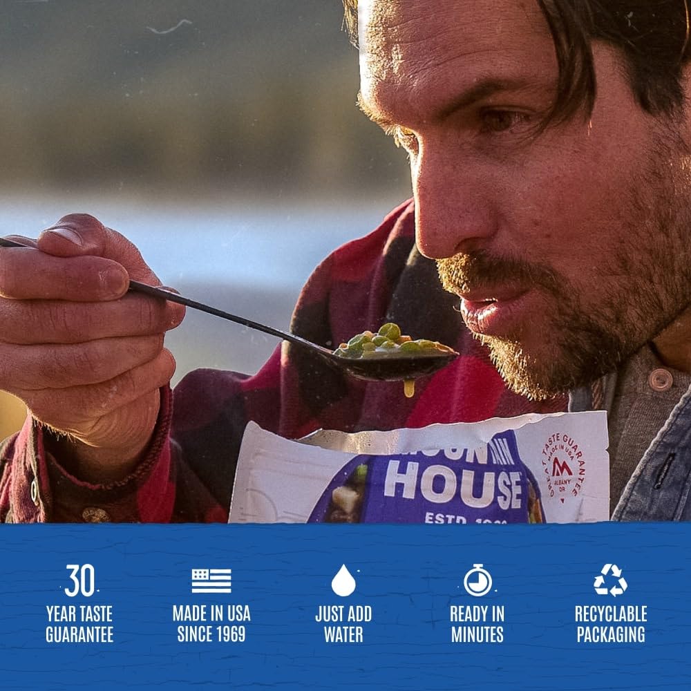 Mountain House Freeze-Dried Dinner Entree | Backpacking Meals for Camping and Hiking, 2 Servings, 30-Year Shelf-Life, 1-Pack
