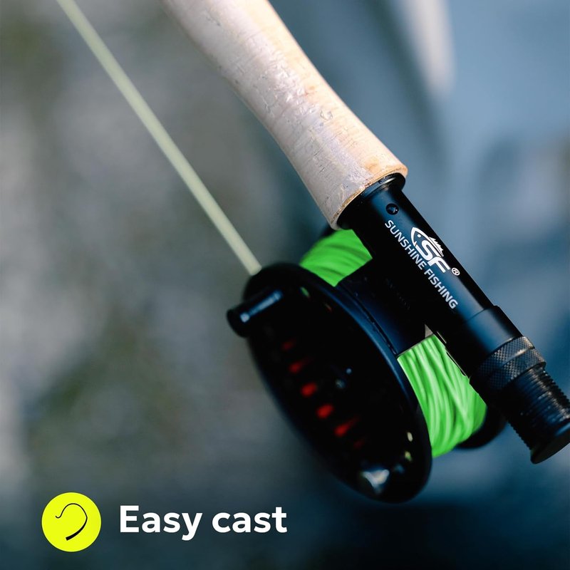 Fly Fishing Line - Weight Forward Floating Line for 3wt to 8wt | 100FT with Double Welded Loops