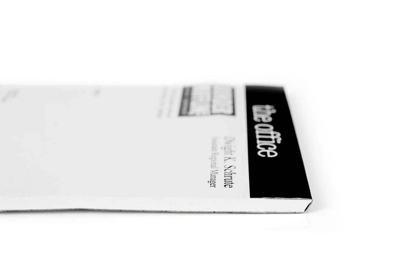 JUST FUNKY The Office “Dear Future Dwight” Notepad - Novelty 5X8-Inch, 50-Sheet Memopad - Looks Like Dunder Mifflin Paper Company'S Dwight K. Schrute Blank Memos, Funny Tablet For Work, Home, School
