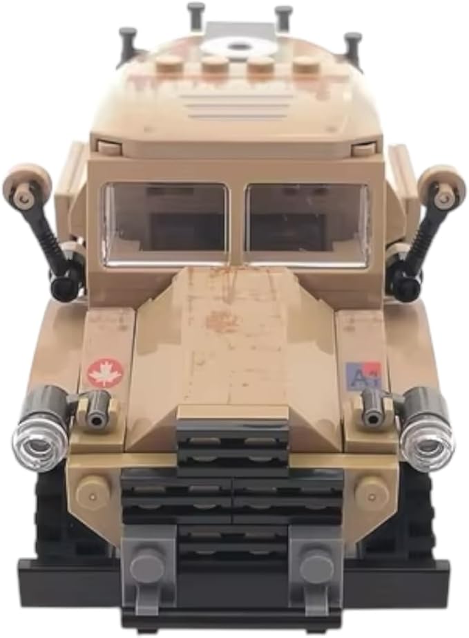 General Jim's Military Brick Building Set - WW2 Army Water Tanker Truck Vehicle Building Blocks Model Perfect for World War 2 and Brick Enthusiasts Including All Building Levels