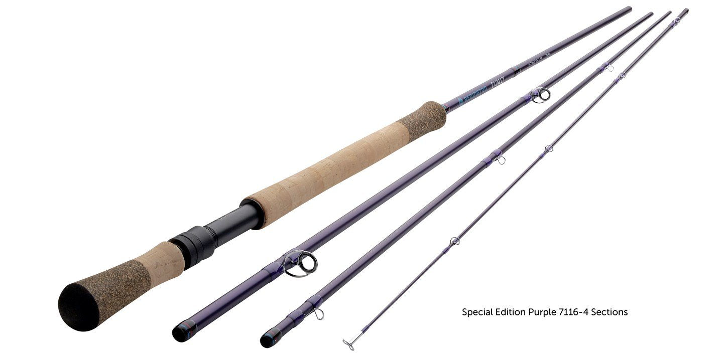 Redington Dually Fly Fishing Rod, 4 Pieces, 7 WT 12-Foot 6