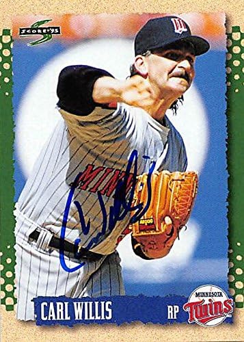 Autograph Warehouse 247524 Carl Willis Autographed Baseball Card - Minnesota Twins 1995 Score - No. 178
