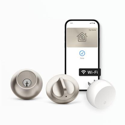 Level Bolt Smart Deadbolt - Make Your Lock Smart & Keep Your Existing Hardware and Keys - Keyless Entry via Level App (iOS & Android) - Works with Apple Home