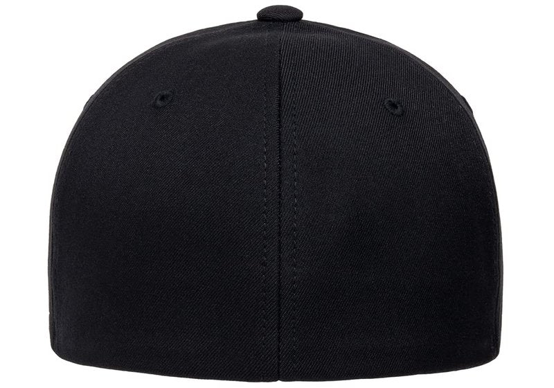 The Hat Pros Flexfit NU Reimagined Tri-Layer Premium Athletic Fitted Baseball Cap with Seam-Sealed Taping - Large-X-Large - Black