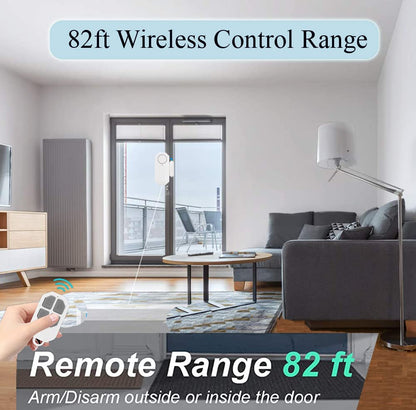 WiFi Door Window Pool Alarm with Remote Control,1Pcs Smart Wireless Magnetic Sensor Anti-Theft Door Alarms for Kids Safety Home Store Garage Apartment Business Security (WiFi Function)