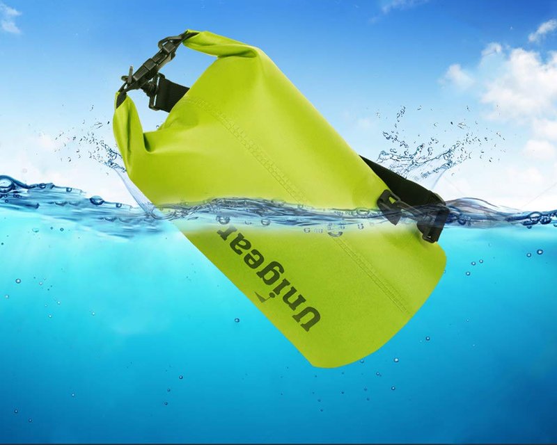 Unigear Dry Bag Waterproof, Floating and Lightweight Bags for Kayaking, Boating, Fishing, Swimming and Camping with Waterproof Phone Case (Yellow, 40L)