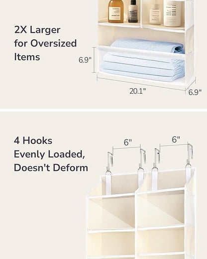 ULG Over the Door Organizer, 5-Tier Extra Large Hanging Storage