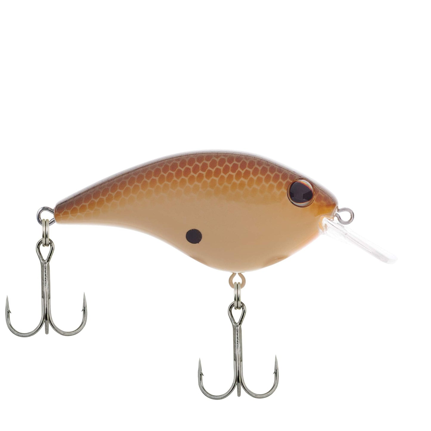 Berkley Frittside Fishing Lure, Cream Pie, 5 Junior (1/4 oz), 2in | 5cm Crankbaits, Classic Flat Side Profile Mimics Variety of Species and Creates Flash, Equipped with Sharp Fusion19 Hook