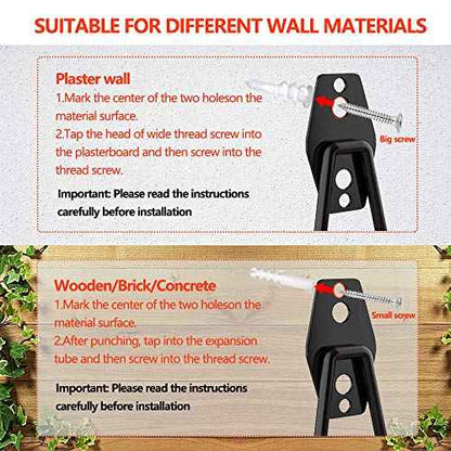 16PCS Garage Hooks Heavy Duty, Steel Storage Utility Hook, Organization Tool Shelf Have Anti Slip Coating for Organizing Power or Garden Tools, Cable Organization