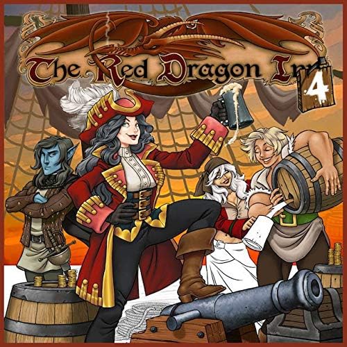 Slugfest Games The Red Dragon Inn 4 - Strategy Card Game - 2-4 Players Ages 13+ 30-60 Minutes - Standalone Expansion - Compatible with All Other Expansions