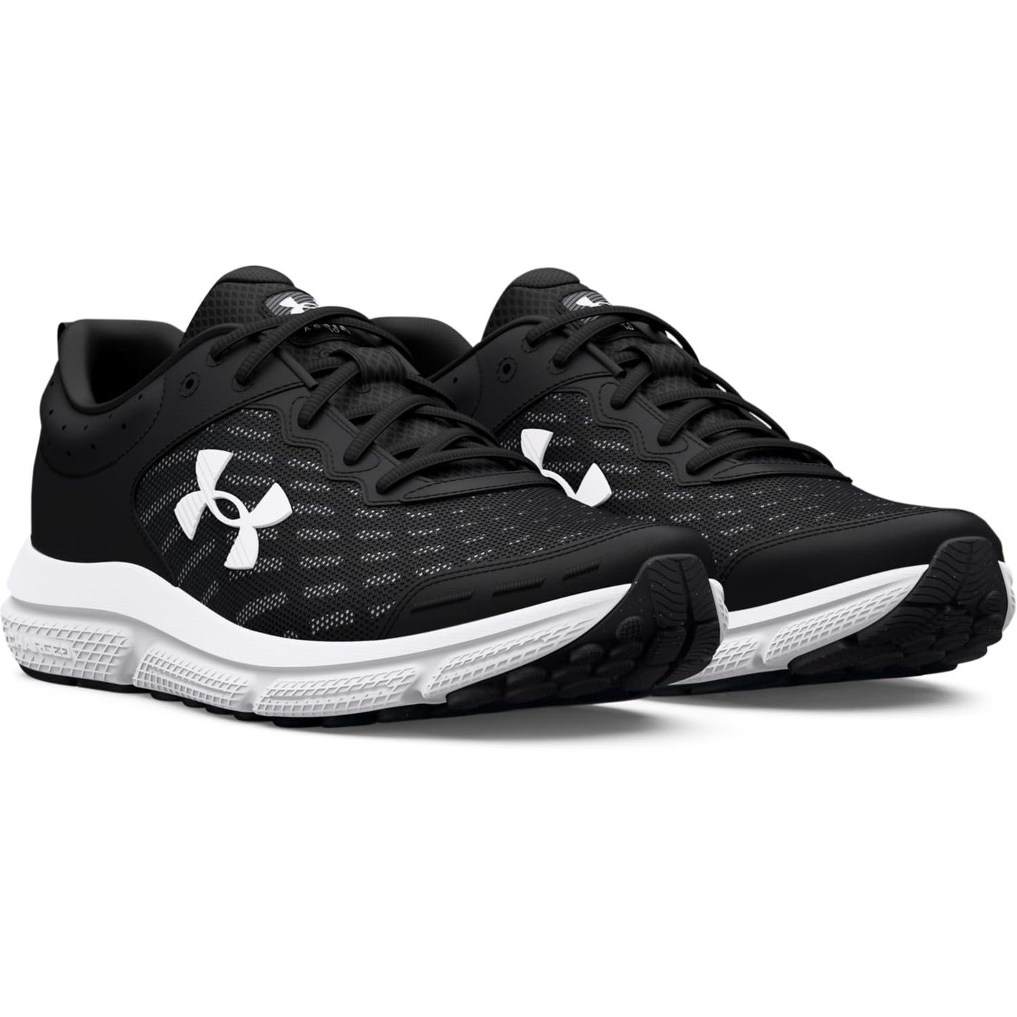Under Armour Men's Charged Assert 10, (001) Black/Black/White, 11.5, US